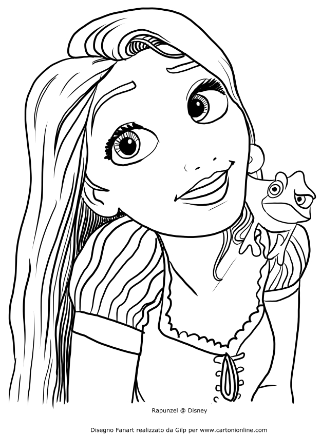 rapunzel coloring pages printable jpg