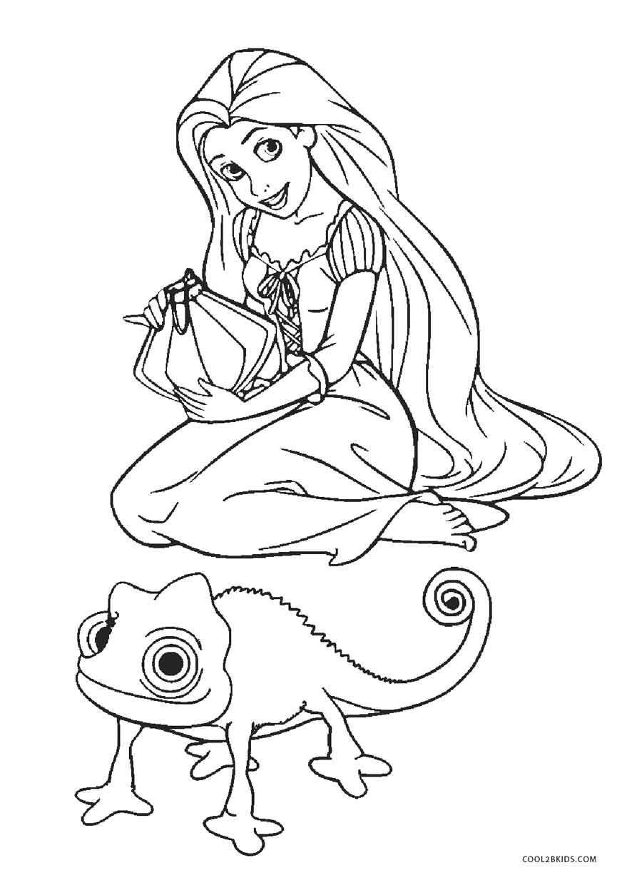 rapunzel coloring pages printable jpg