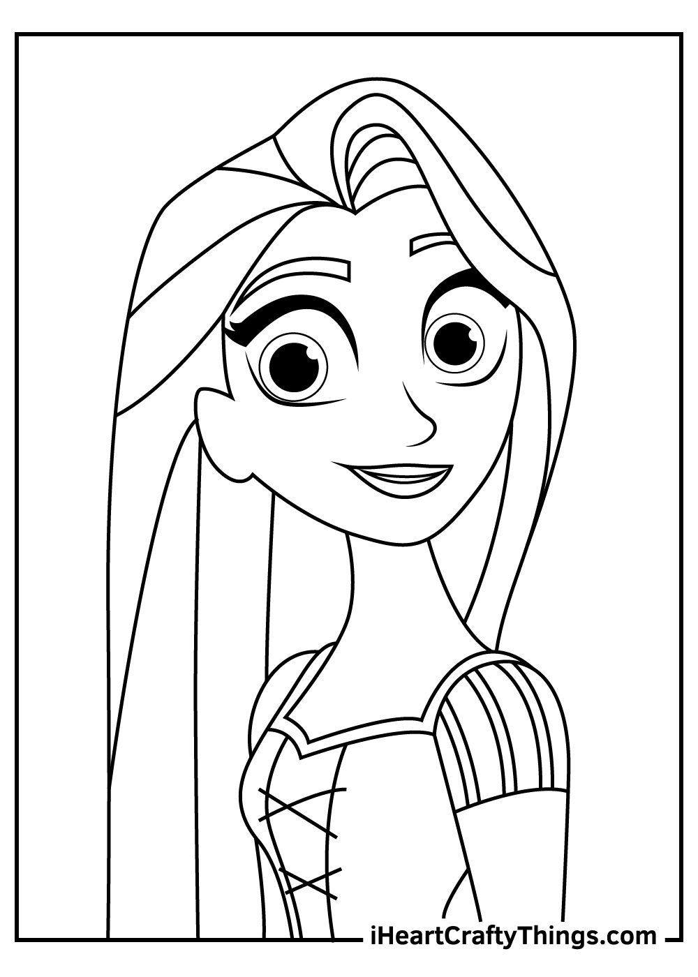 rapunzel coloring pages printable jpg