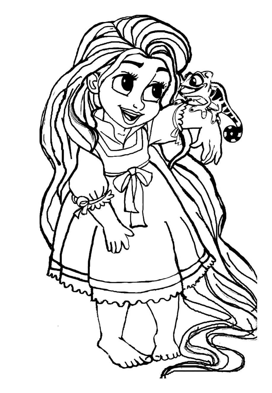 rapunzel coloring pages printable jpg