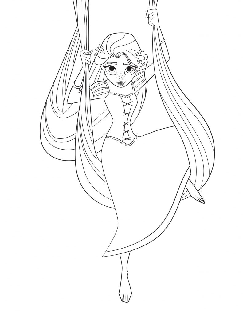 rapunzel coloring pages printable jpg