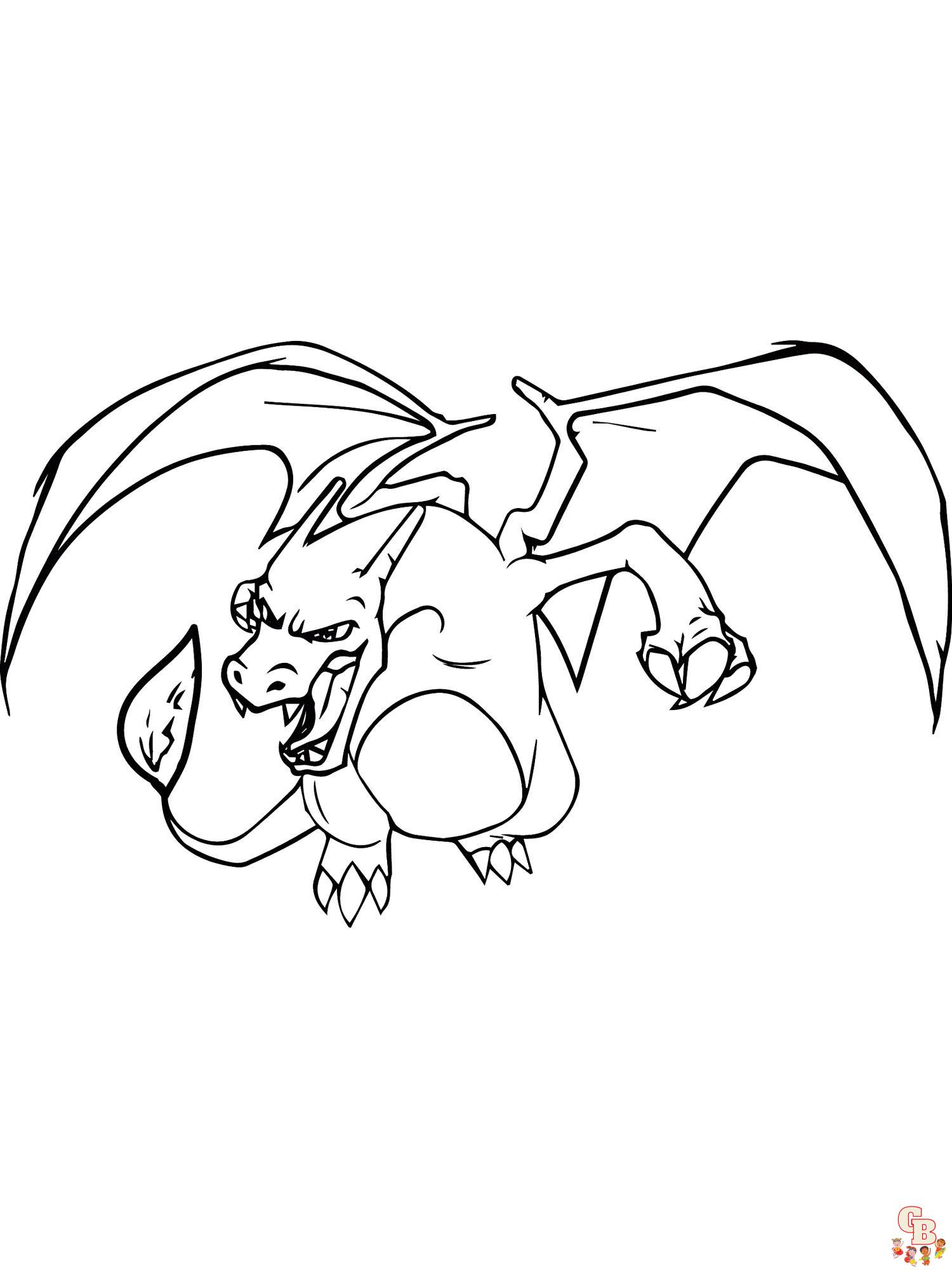 109 Charizard Coloring Pages Printable 20