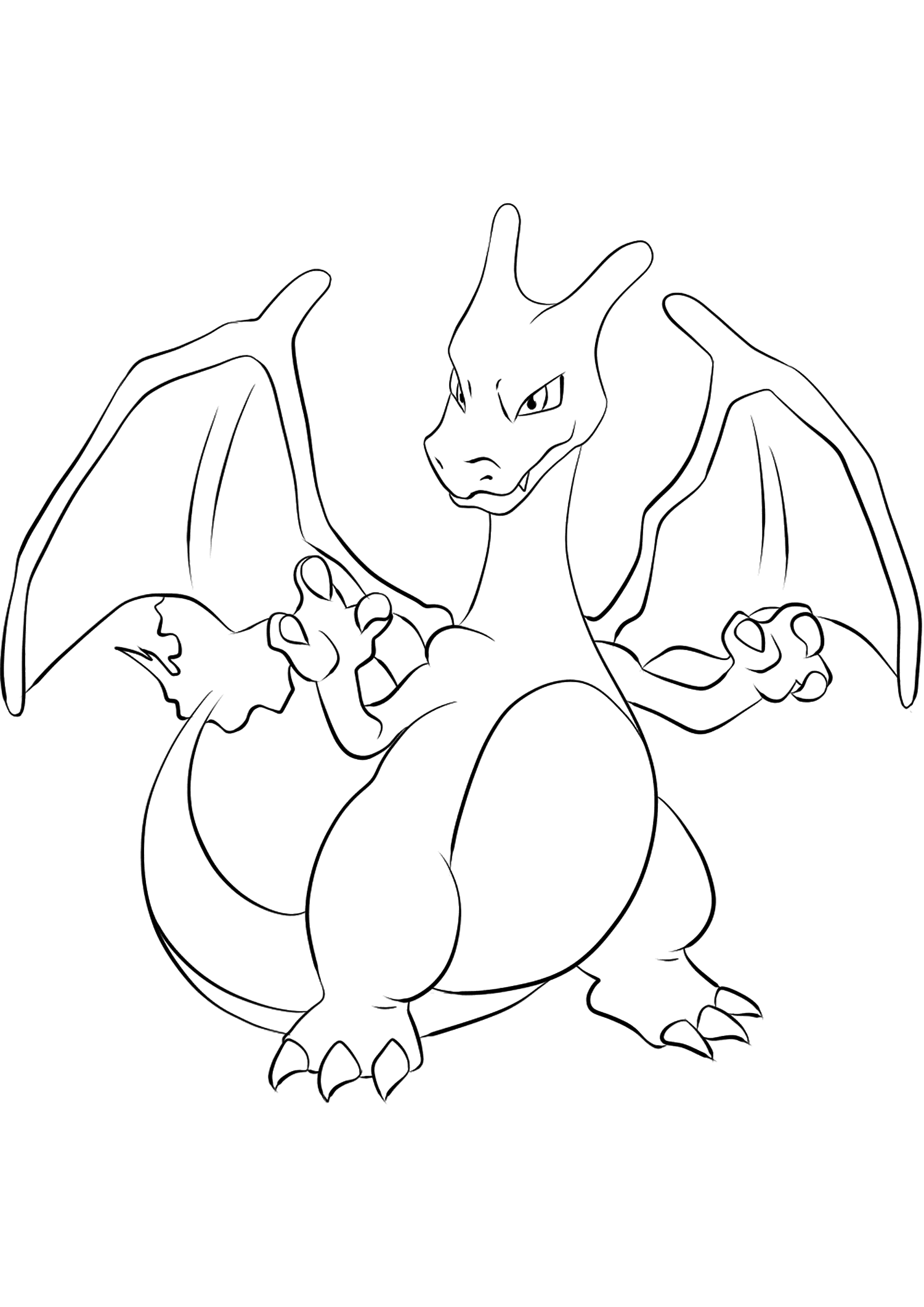 charizard coloring pages printable jpg