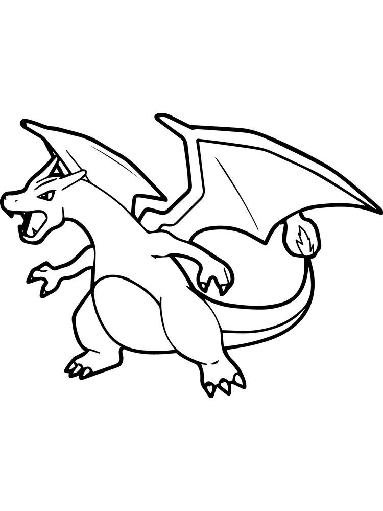 charizard coloring pages printable jpg