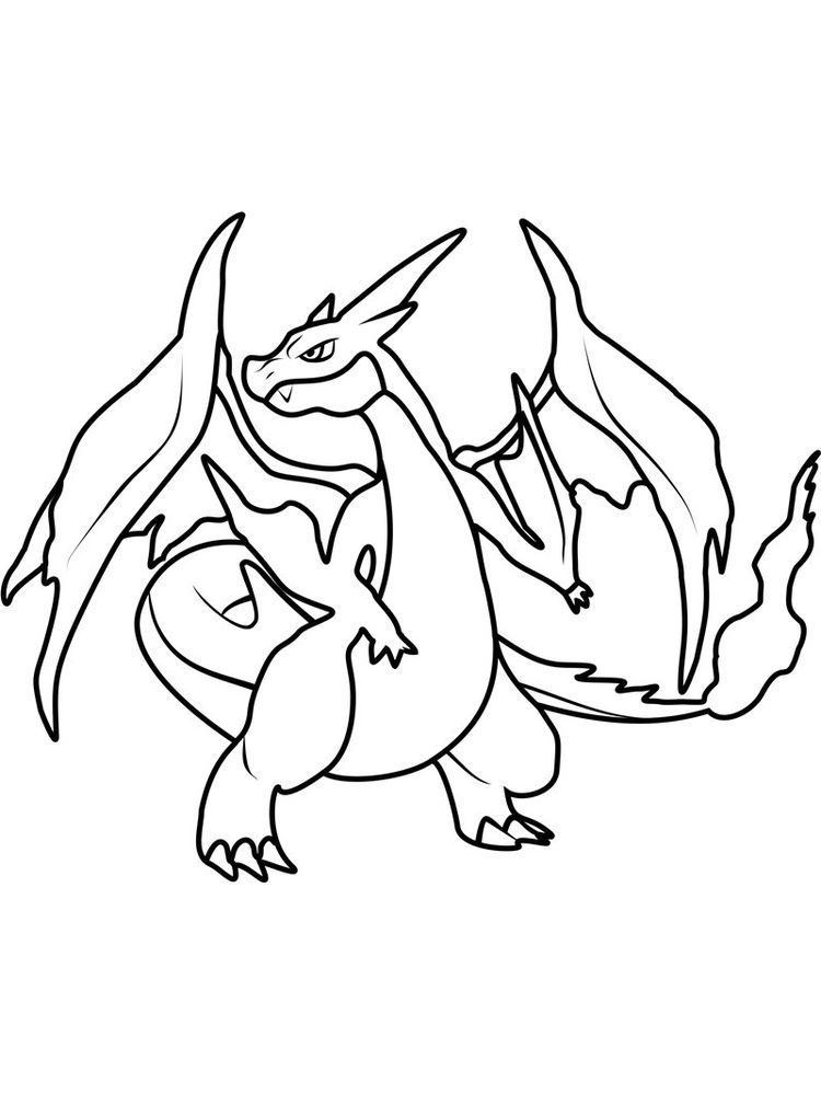 charizard coloring pages printable jpg