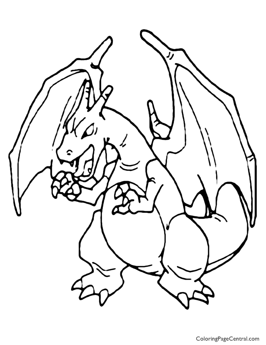 charizard coloring pages printable jpg