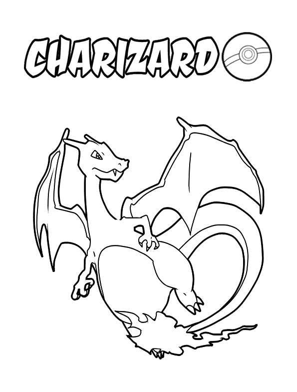 charizard coloring pages printable jpg