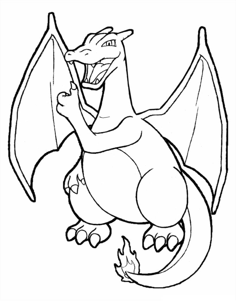 charizard coloring pages printable jpg