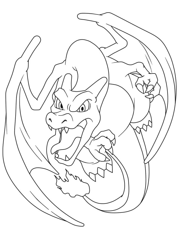 109 Charizard Coloring Pages Printable 46