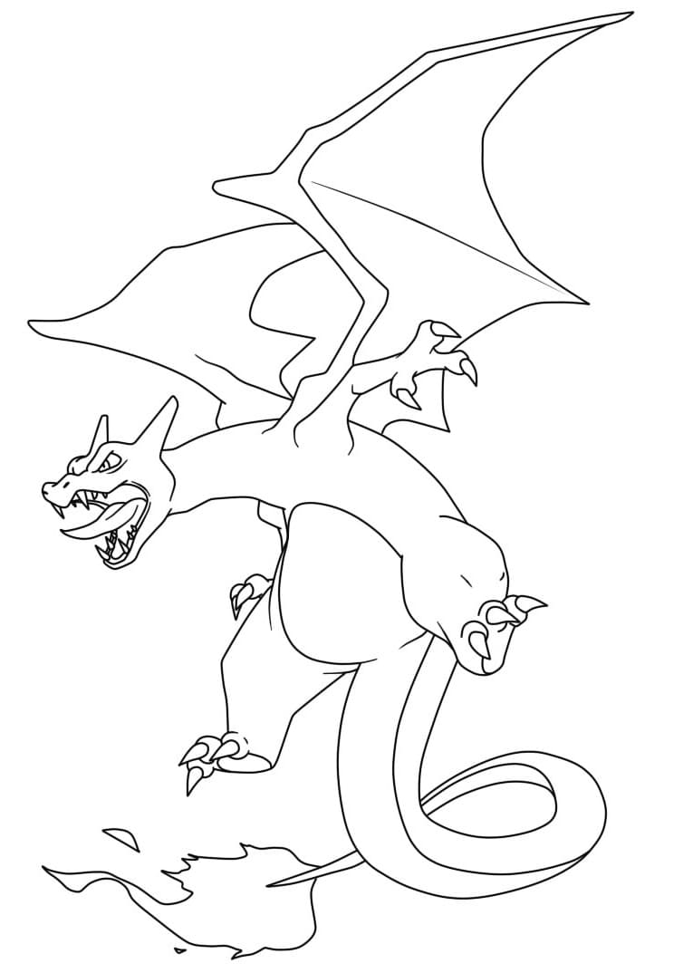 charizard coloring pages printable jpg