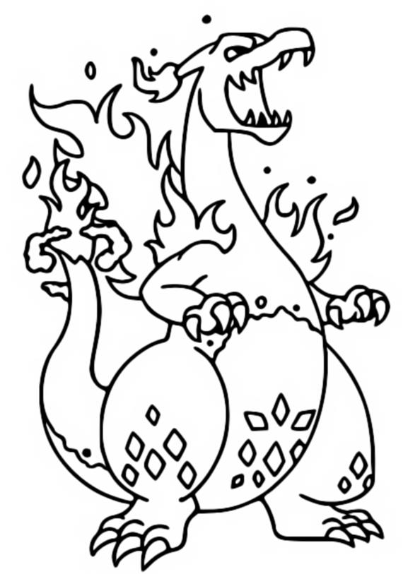 charizard coloring pages printable jpg