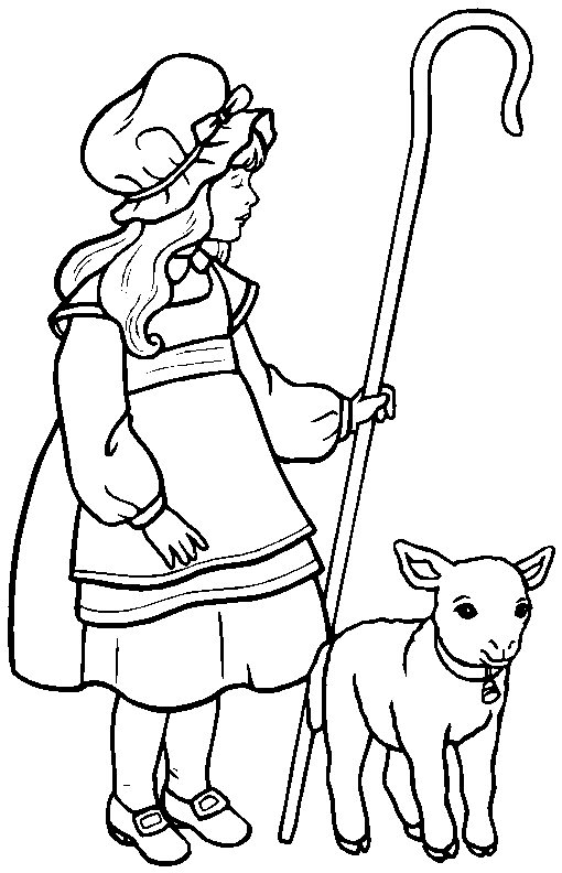 bo peep coloring pages printable jpg