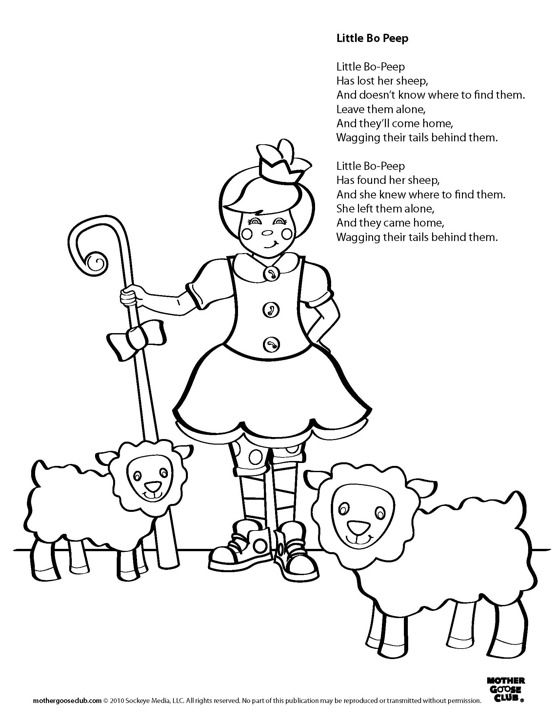 bo peep coloring pages printable jpg