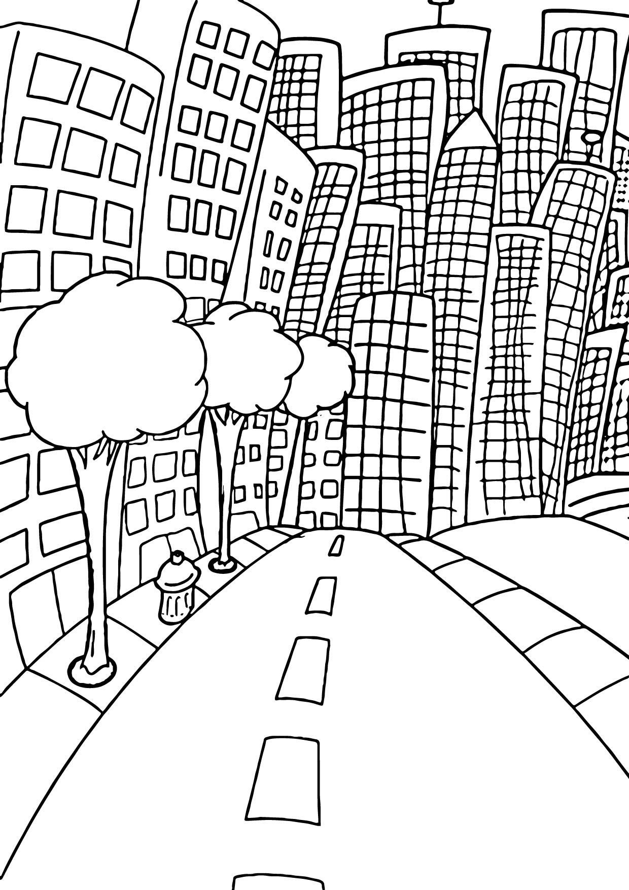 city coloring pages printable jpg