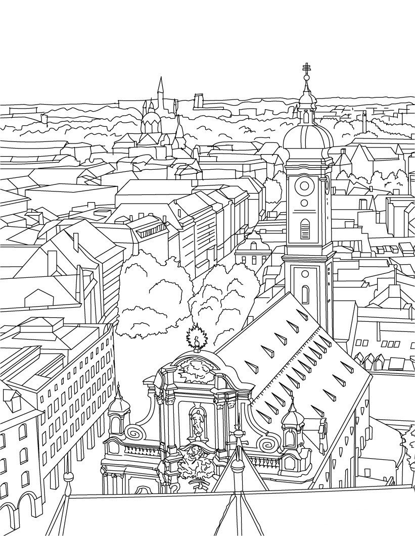 city coloring pages printable jpg