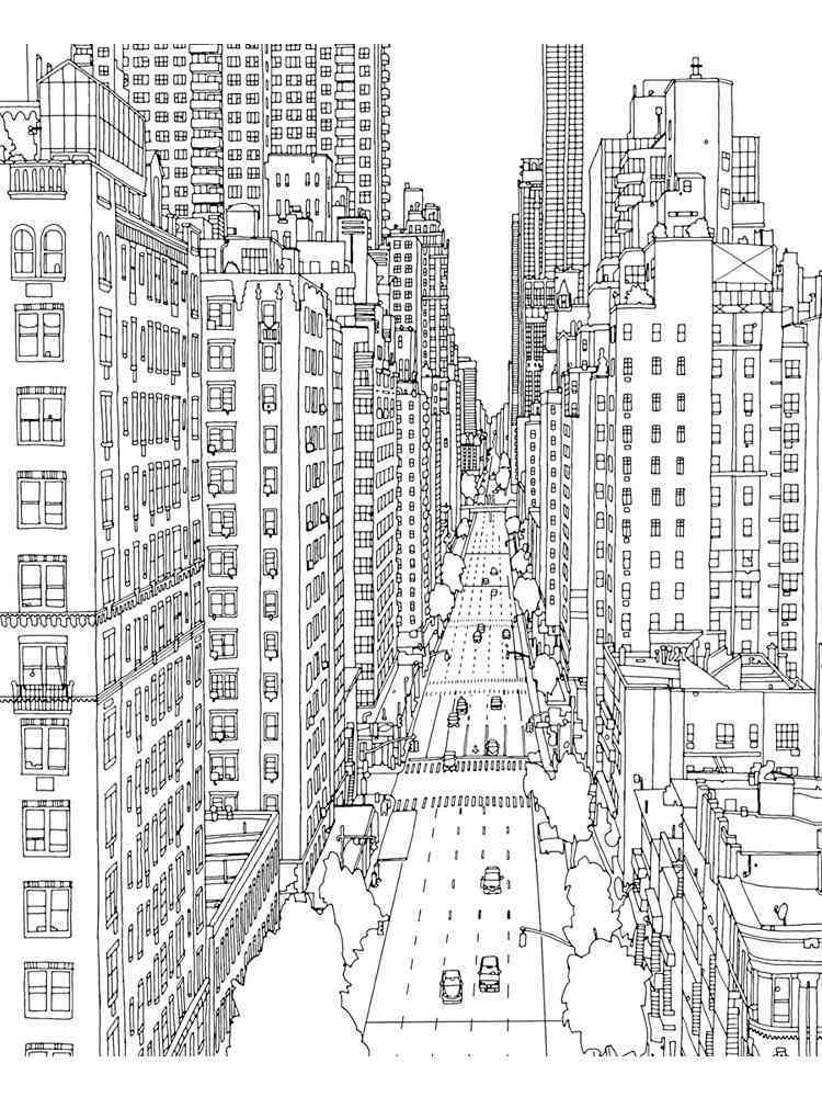 111 City Coloring Pages Printable 34