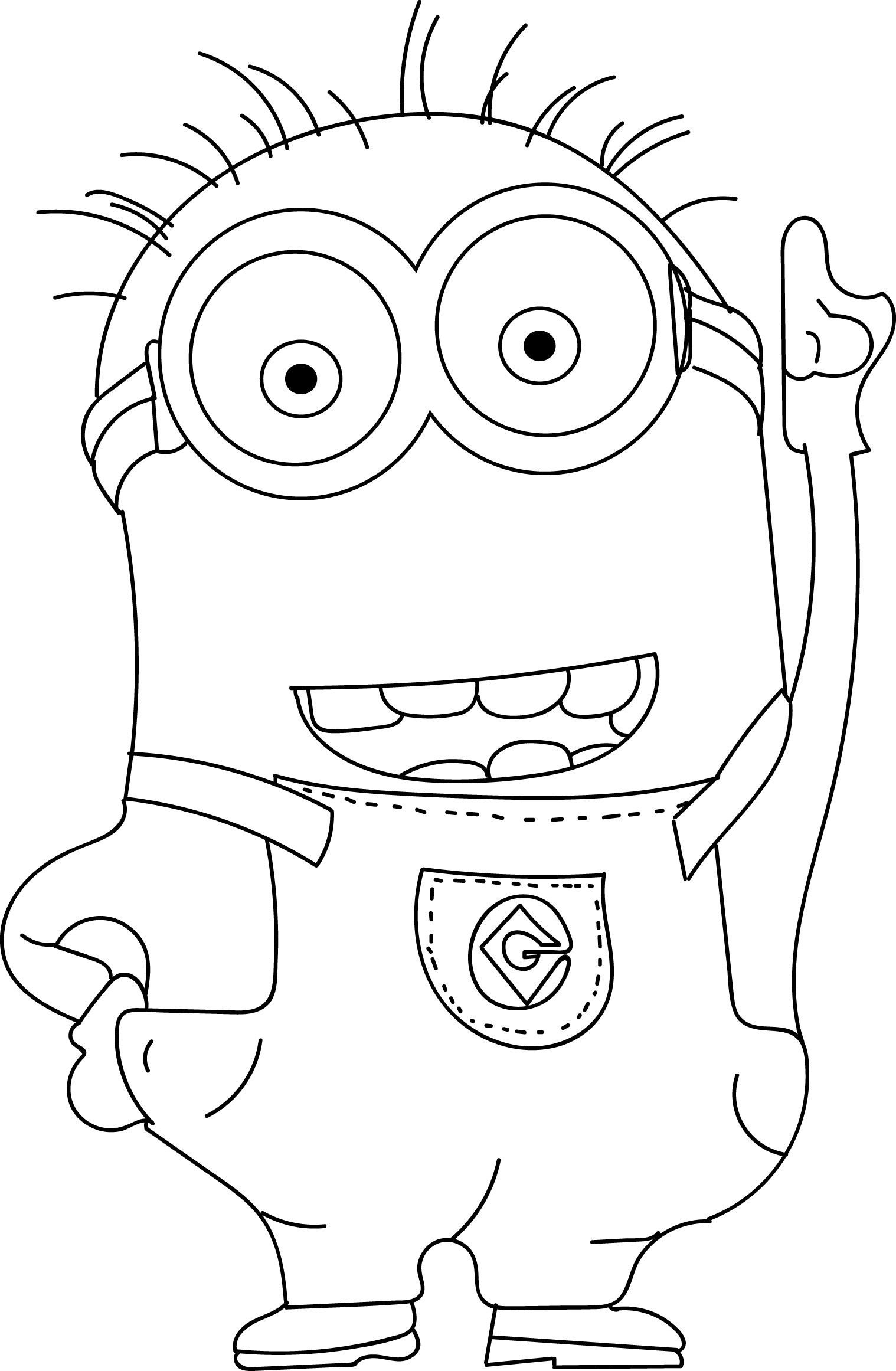 minion coloring pages printable jpg