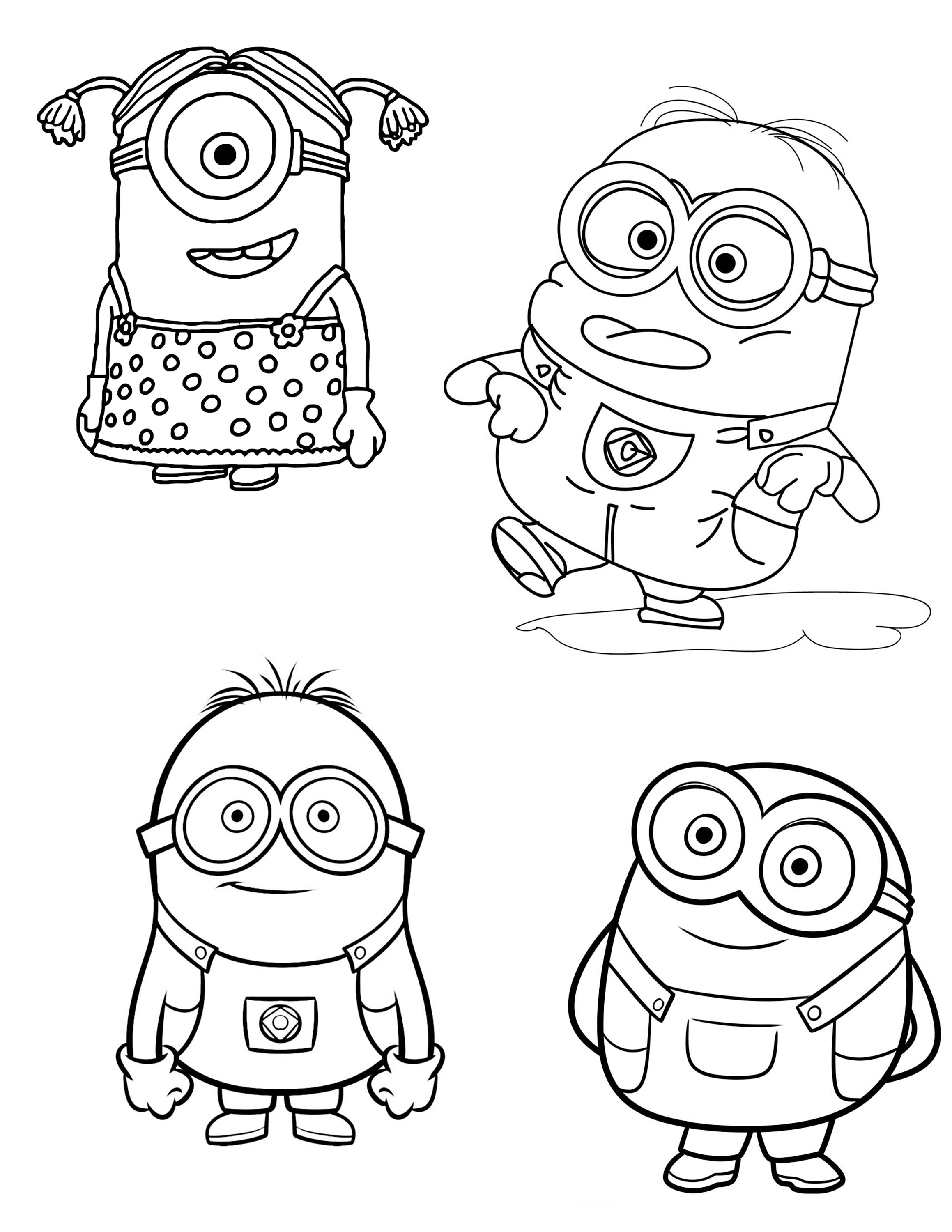 minion coloring pages printable jpg