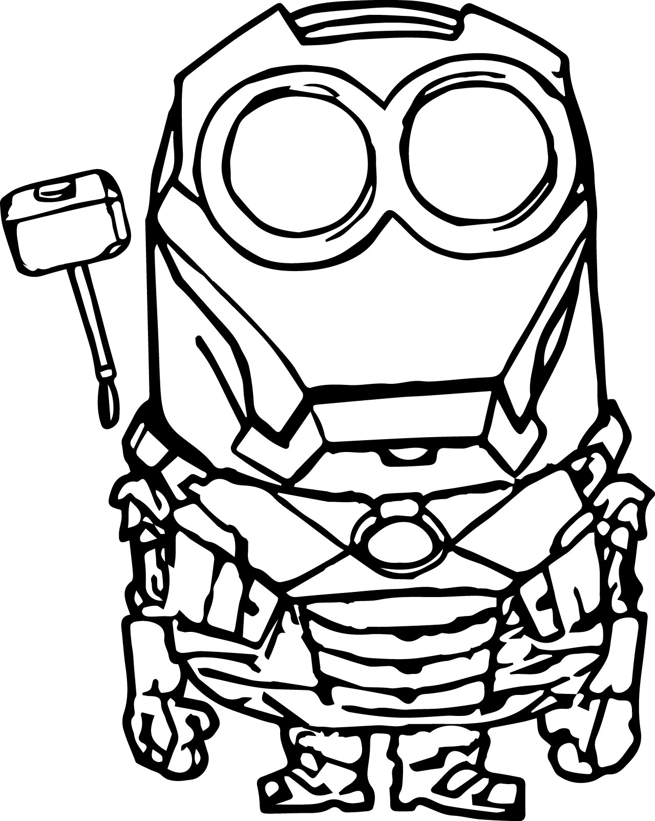 minion coloring pages printable jpg