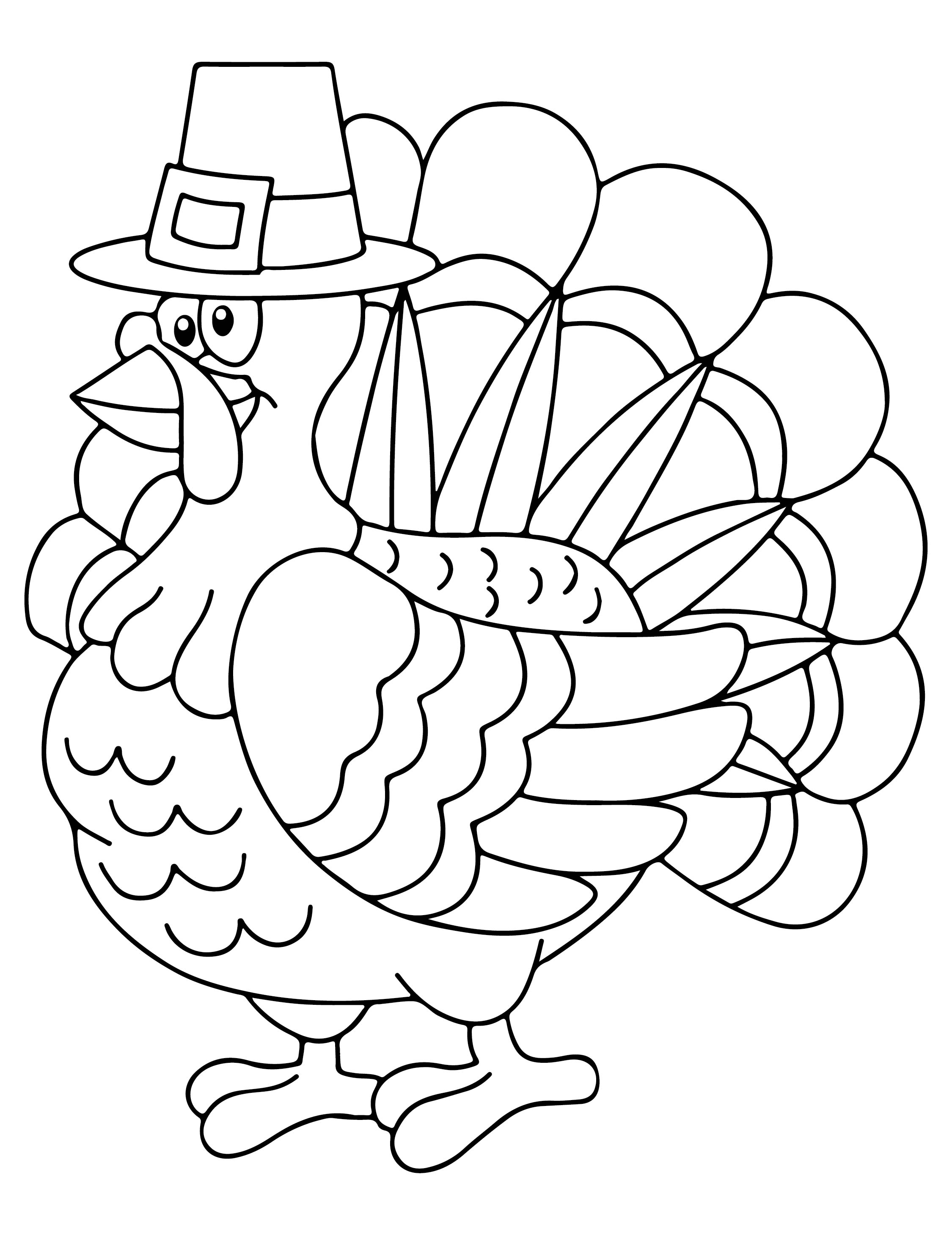 112 Thanksgiving Food Coloring Pages Printable 15