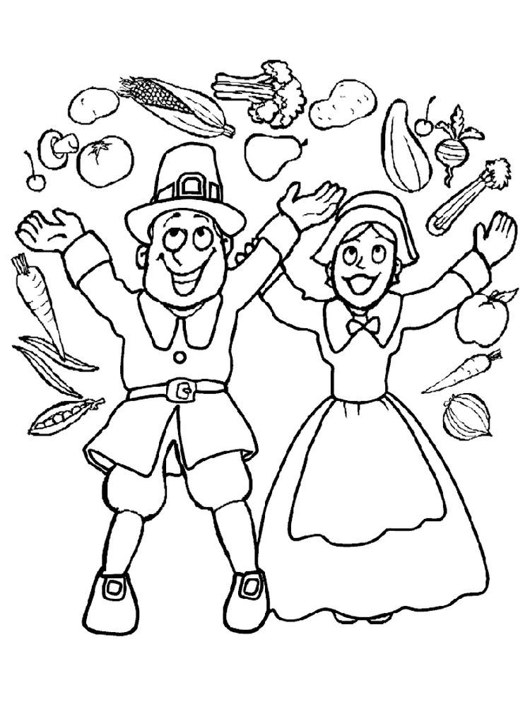 thanksgiving food coloring pages printable jpg