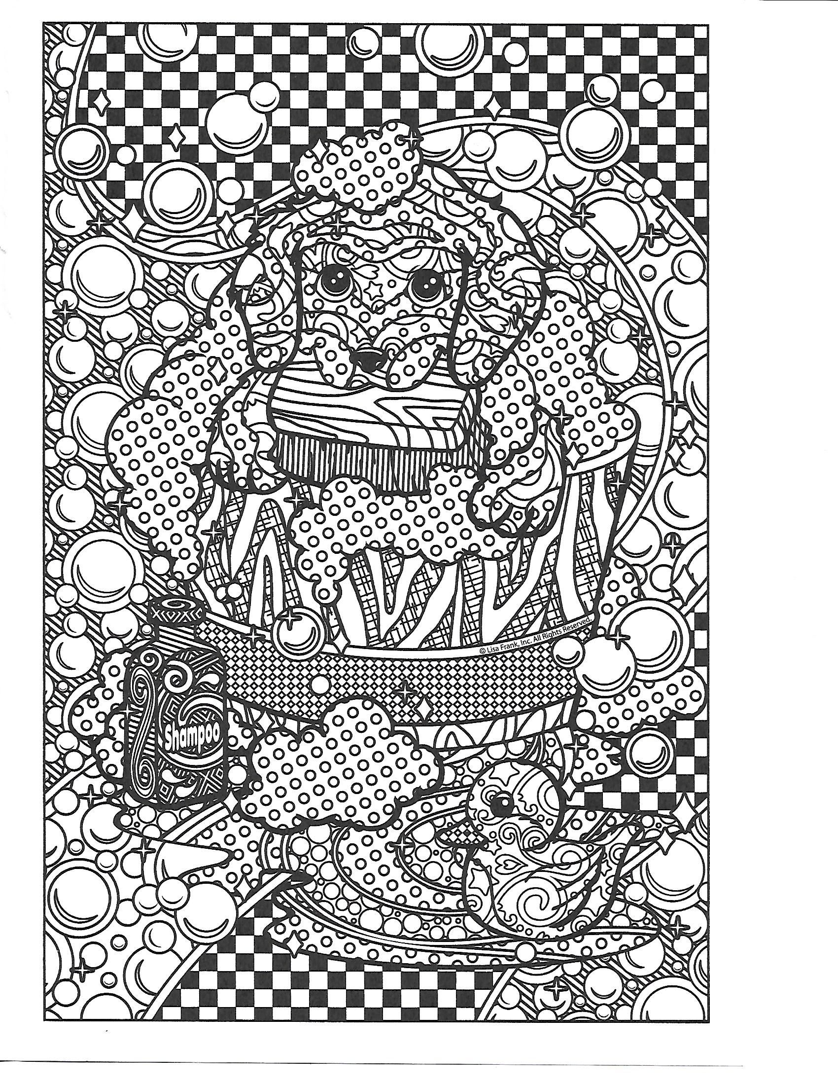 free lisa frank coloring pages for kids printable jpg