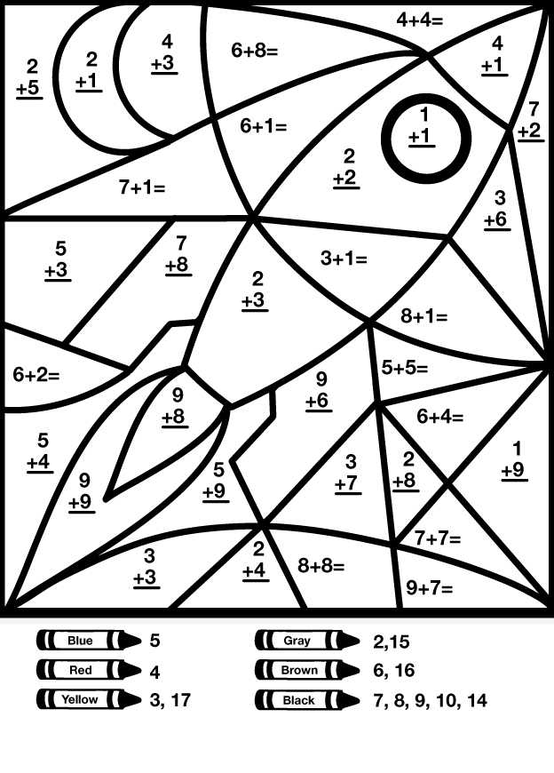 color by number addition printable jpg