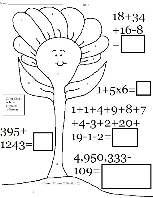 color by number addition printable jpg