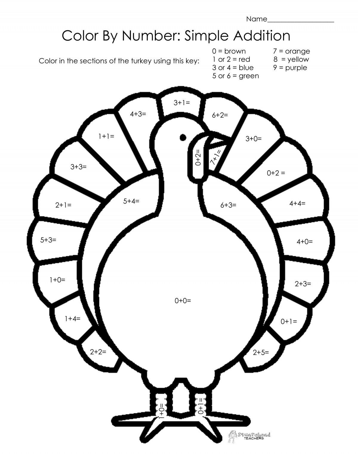 color by number addition printable jpg