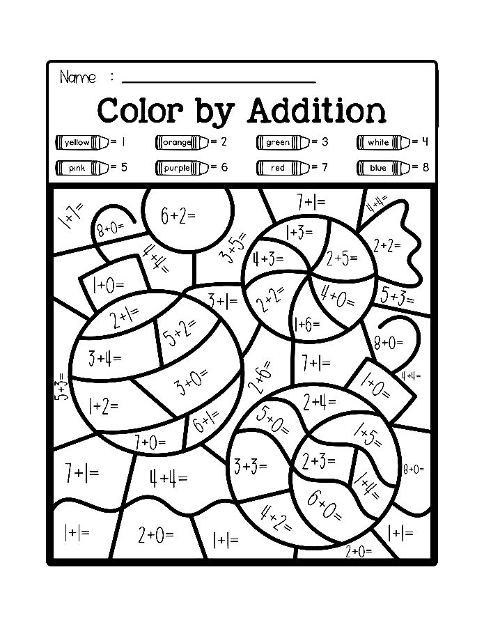 color by number addition printable jpg