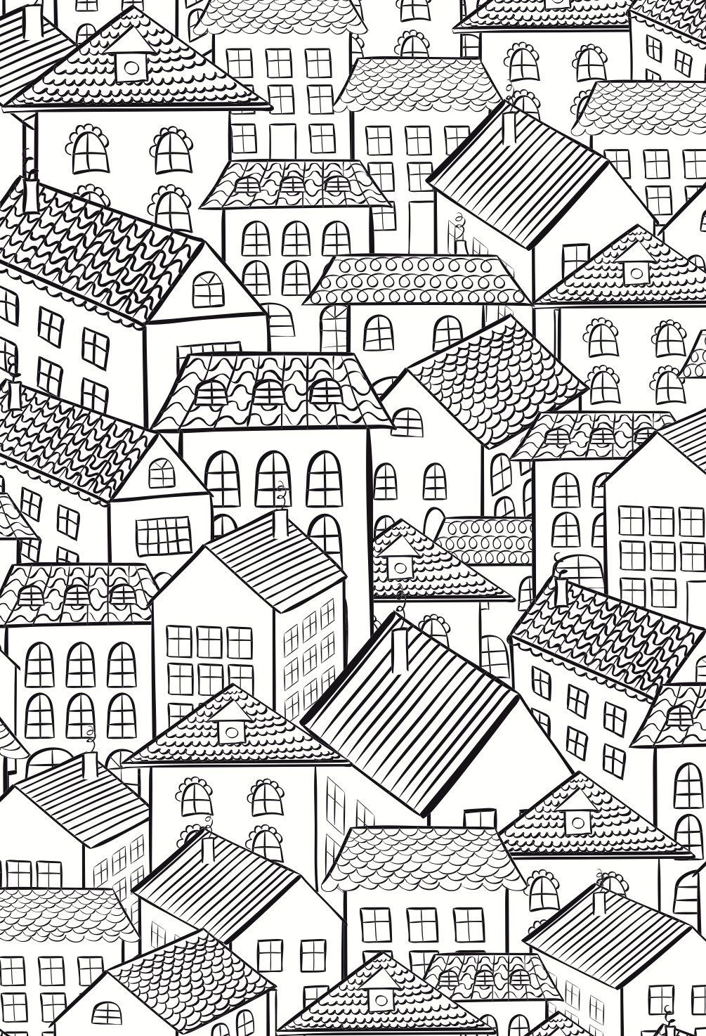 118 Free House Coloring Pages for Kids Printable 15