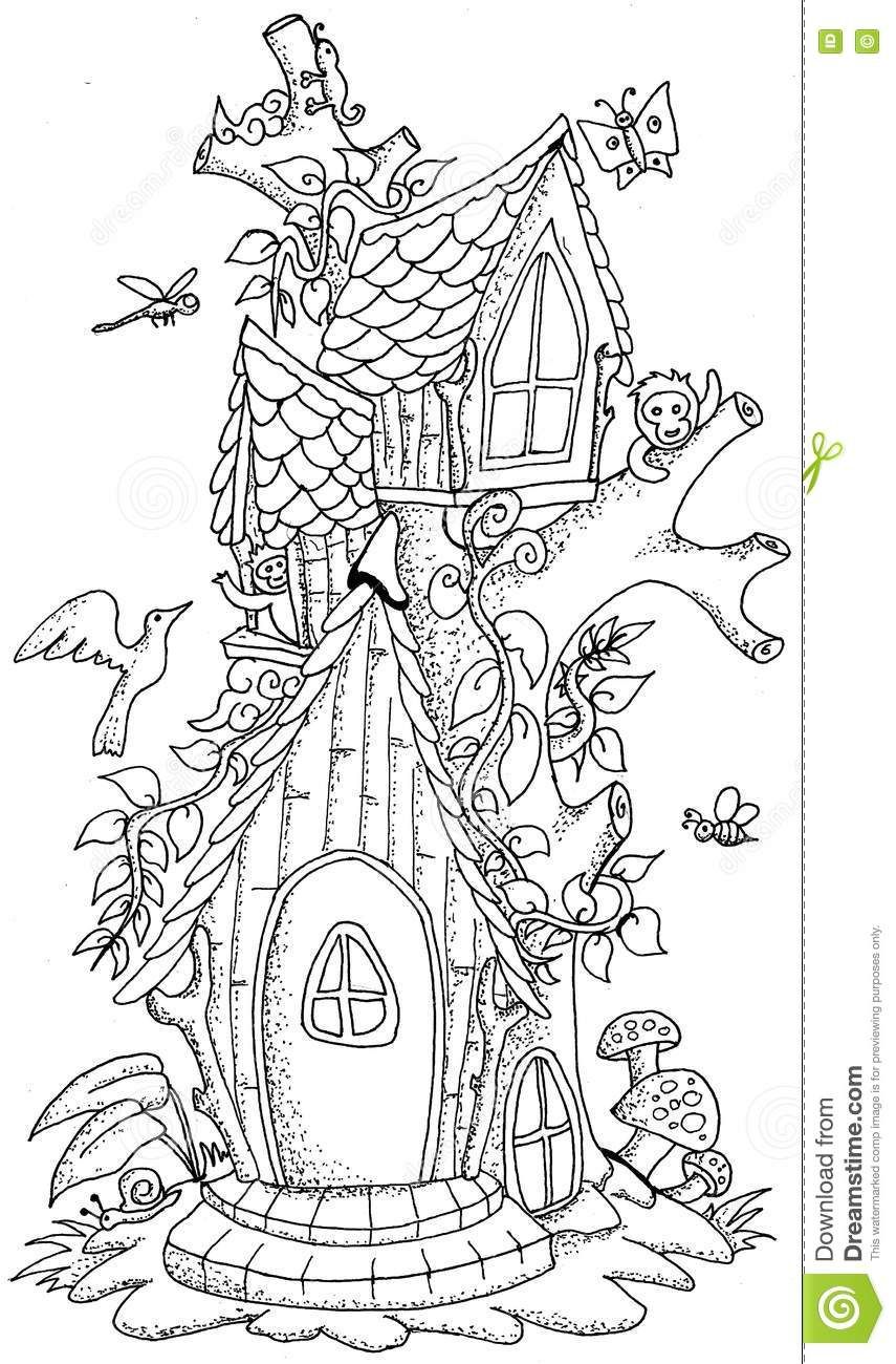 free house coloring pages for kids printable jpg