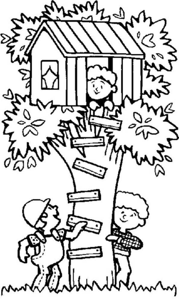 free house coloring pages for kids printable jpg