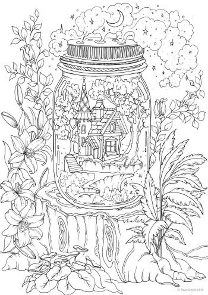 free house coloring pages for kids printable jpg