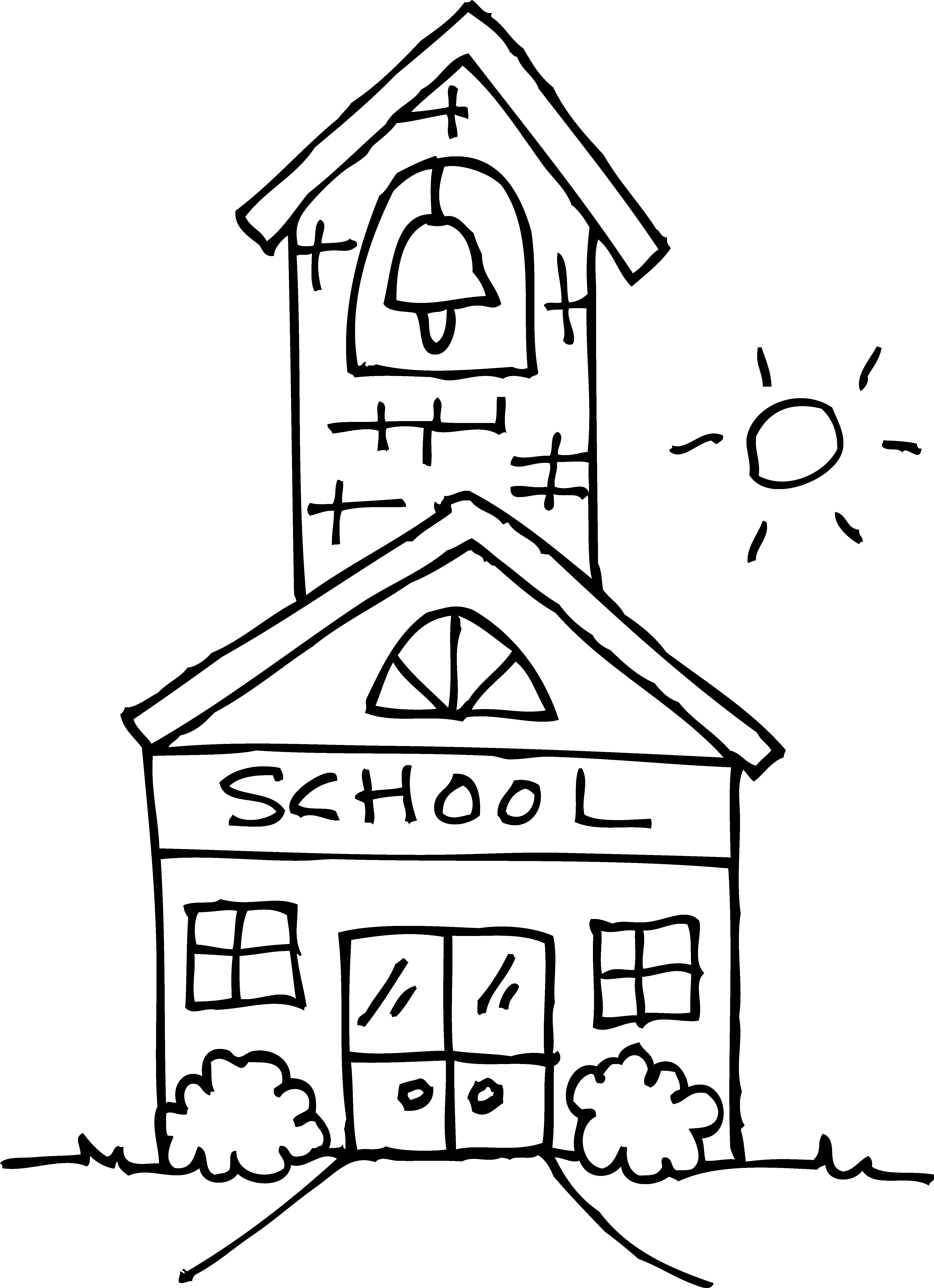 free house coloring pages for kids printable jpg