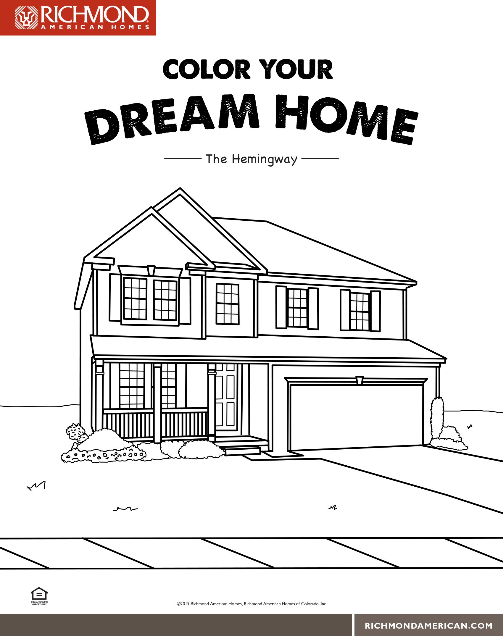 118 Free House Coloring Pages for Kids Printable 54