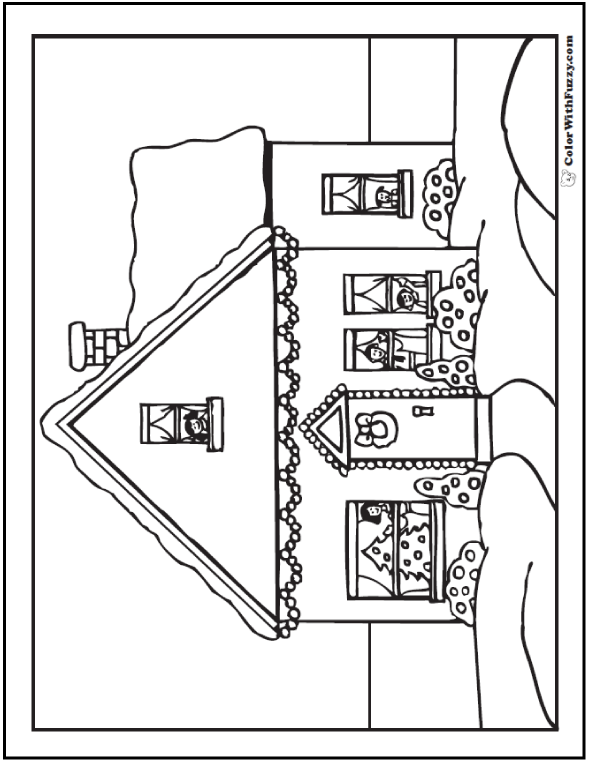 free house coloring pages for kids printable jpg