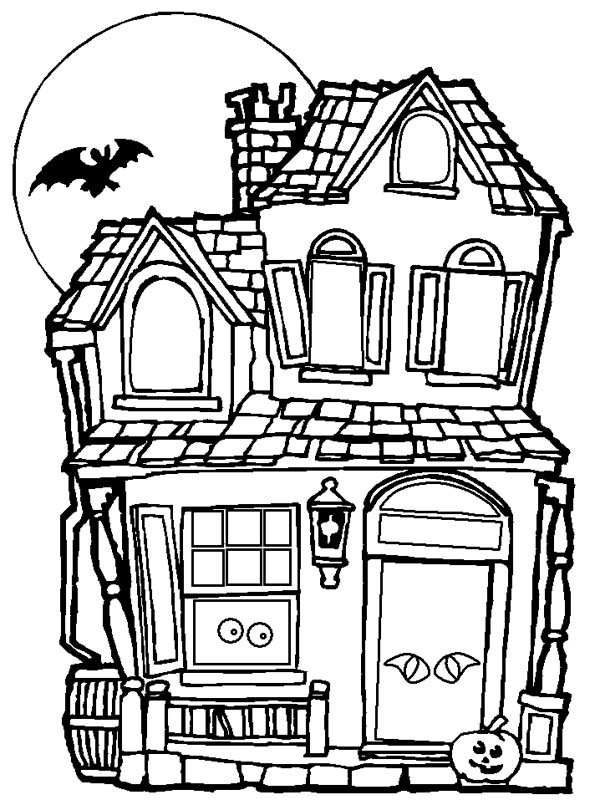 free house coloring pages for kids printable jpg