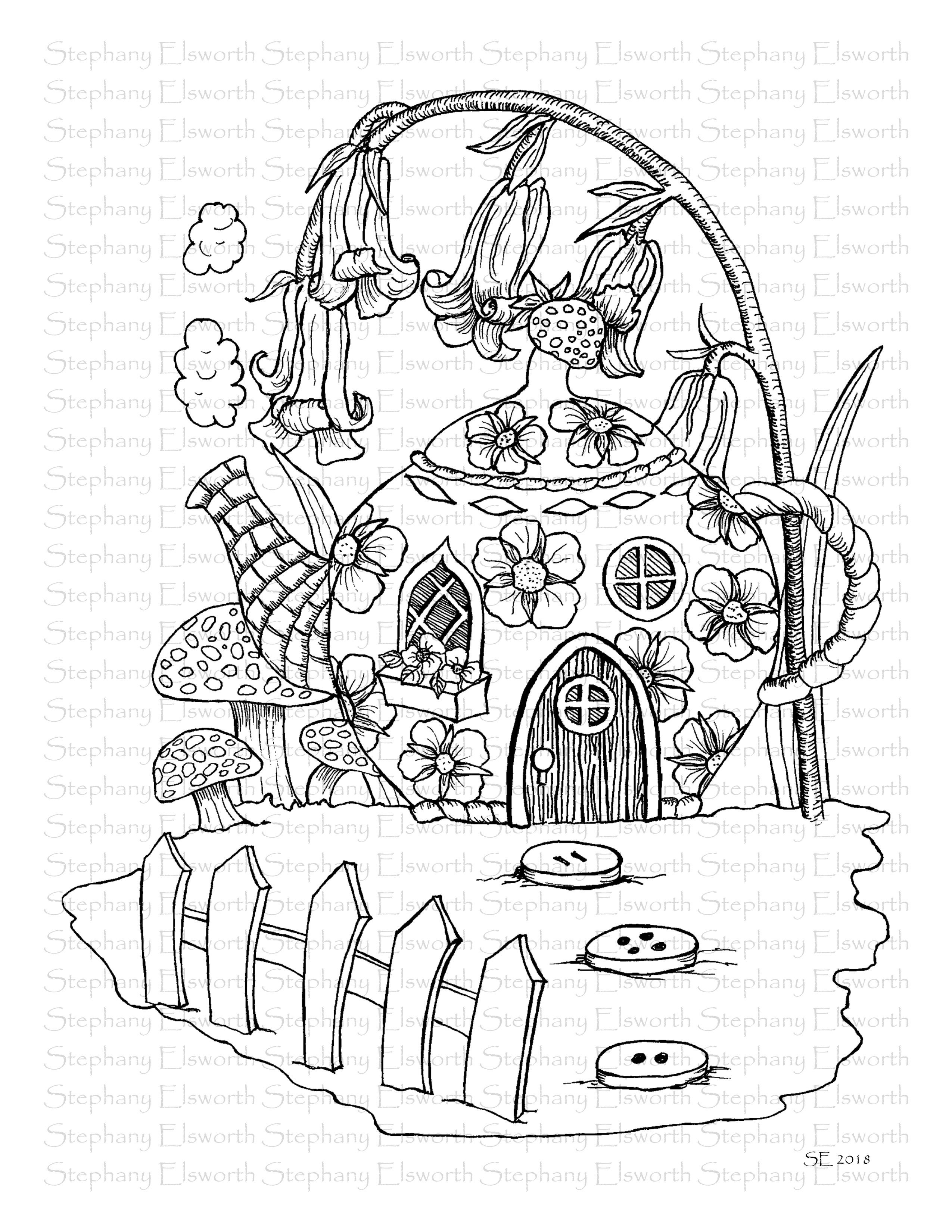 free house coloring pages for kids printable jpg