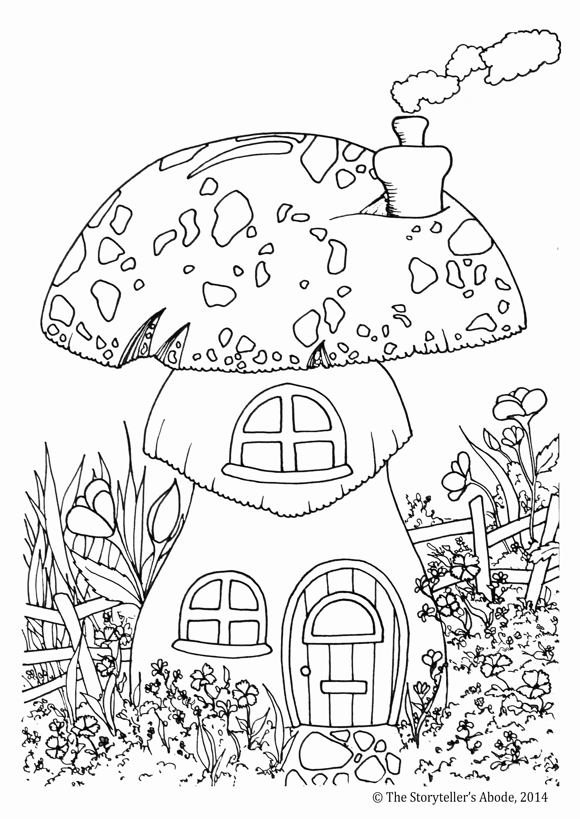 free house coloring pages for kids printable jpg