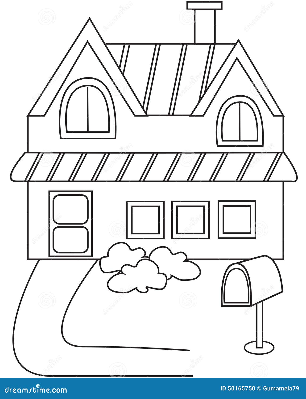 free house coloring pages for kids printable jpg