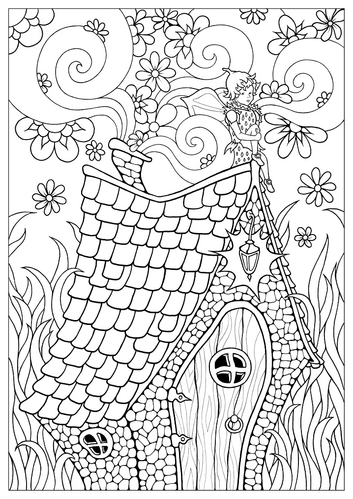 free house coloring pages for kids printable jpg