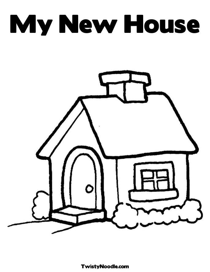 118 Free House Coloring Pages for Kids Printable 91