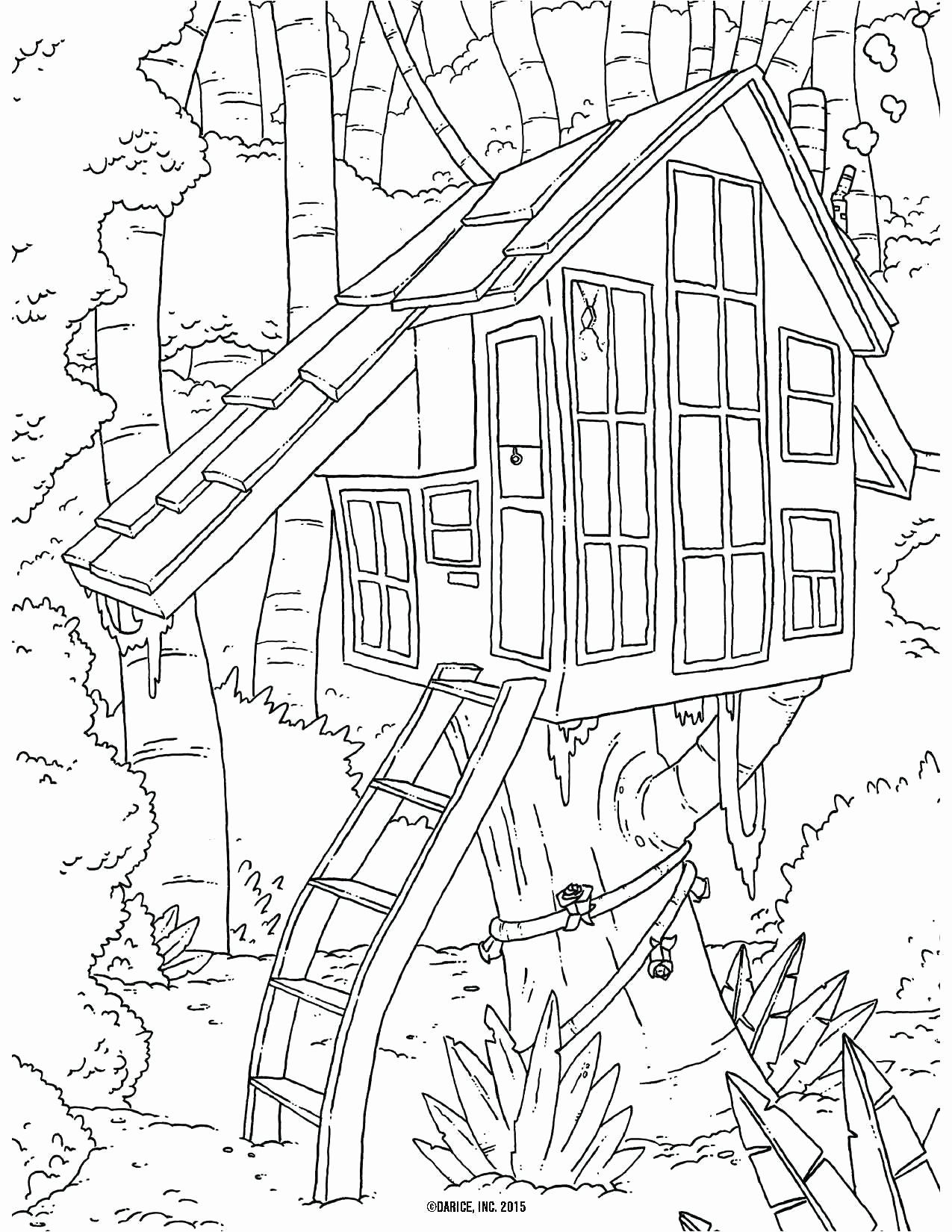 118 Free House Coloring Pages for Kids Printable 93