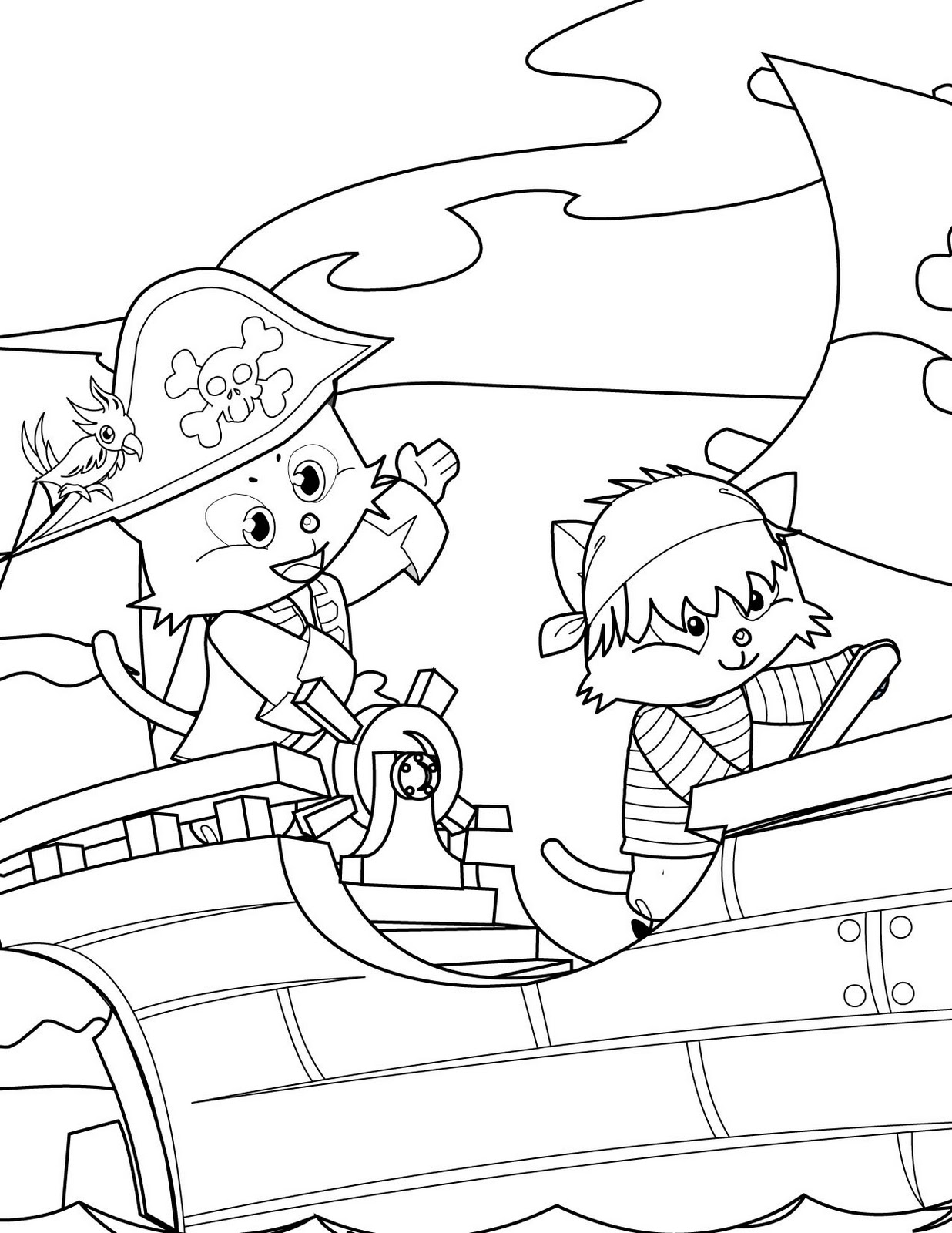 free pirate coloring pages for kids printable jpg