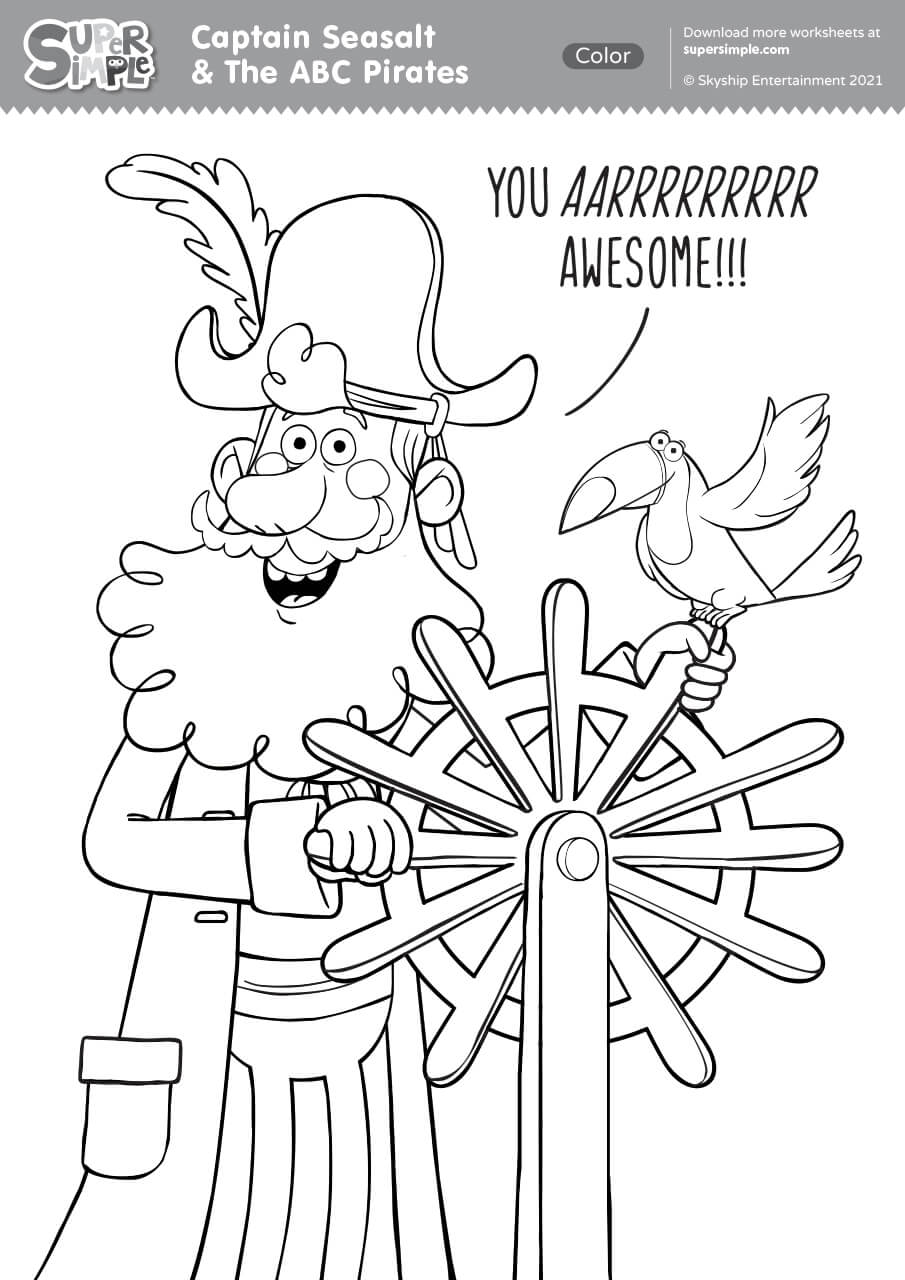 134 Free Pirate Coloring Pages For Kids Printable 134