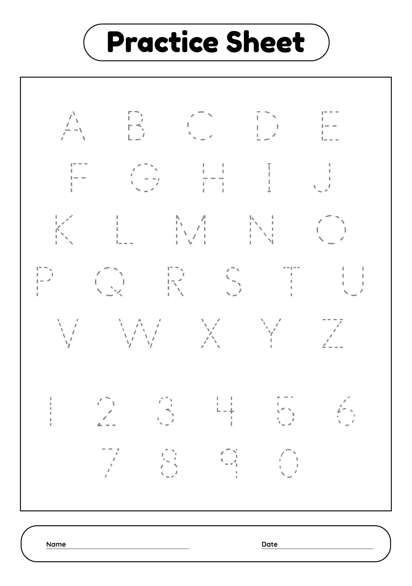 kindergarten handwriting worksheets printable jpg