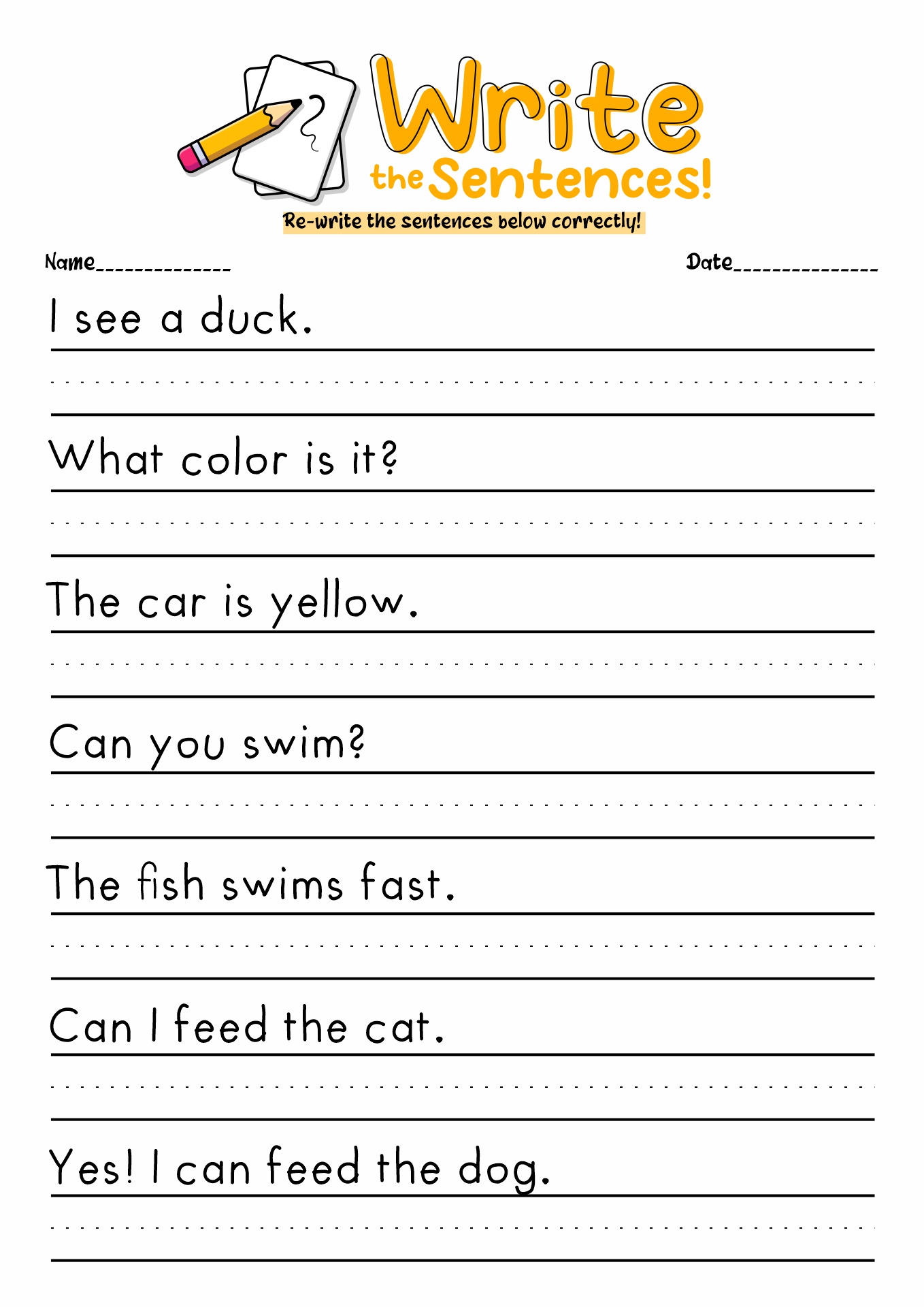 139 Kindergarten Handwriting Worksheets Printable 14