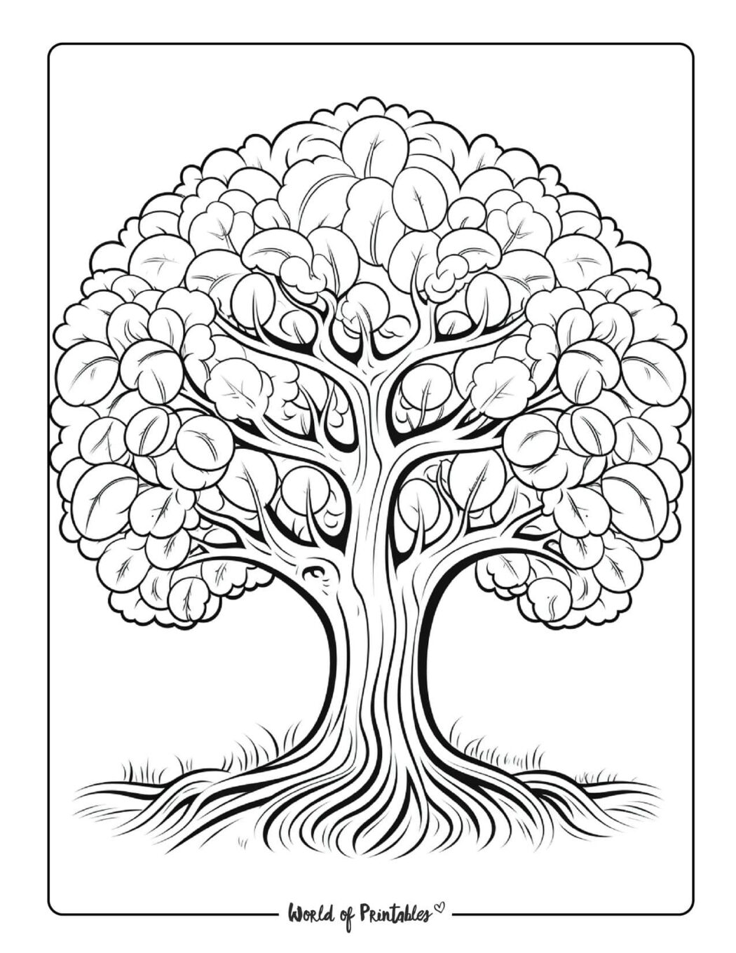 beautiful tree coloring pages printable jpg