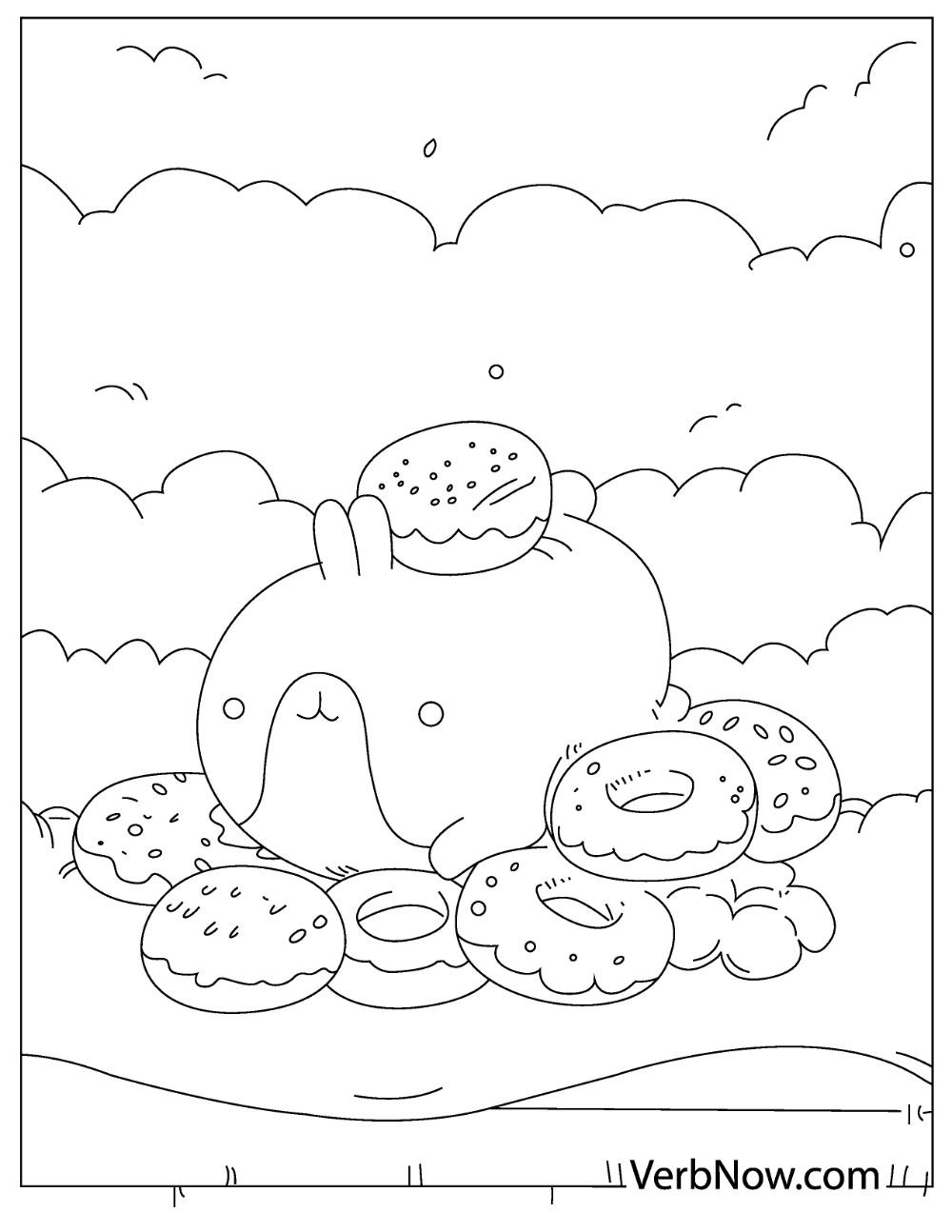 kawaii coloring pages printable jpg